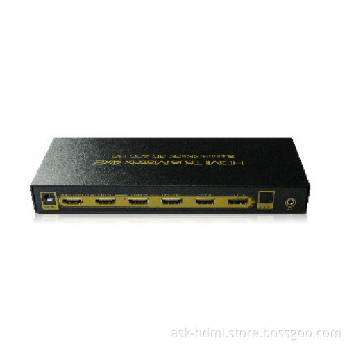 3D HIFI 1.4V 4x2 HDMI Matrix Audio Separation with Romote Control supp